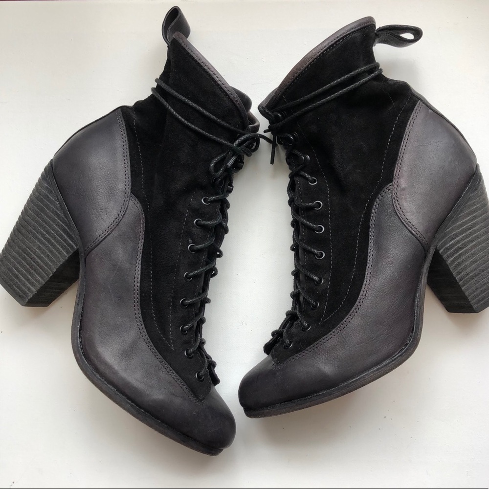 Rag And Bone Classic Lace-up Heeled Combat boots